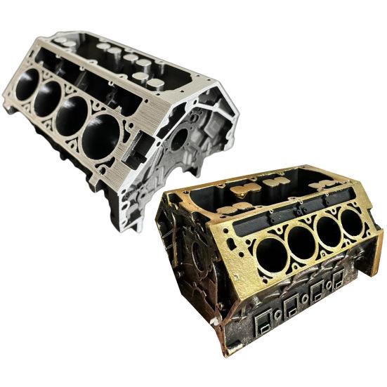 Модель двигателя. Держатель для визитных карточек. Большая емкость. Домашний офис. Школа. Настольный блок двигателя. Статуэтка из смолы. Ручка для визитных карточек. Стационарная подставка для хранения.