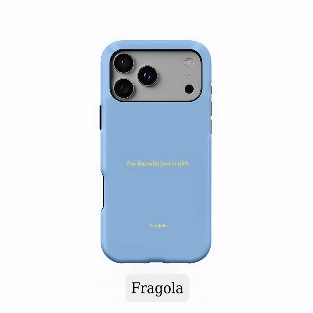 Роскошный Чехол Clmj Fragola ОЗНАЧАЕТ ДЕВОЧКИ для Samsung Galaxy S20 S23 S24 S25 FE Plus Ultra 4G 5G Двухслойный Задний Чехол