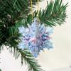 Christmas Butterfly Snowflake Love Three-dimensional Christmas Tree Star Decoration Acrylic Hanging