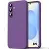 Case for Samsung Galaxy S25 - Soft Silicone Anti-Scratch - Dark Purple - BOOLING®