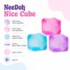 NeeDoh Nice Cube Супер-плотная Сжимаемая Сенсорная Игрушка-Антистресс – Синий / Розовый / Фиолетовый