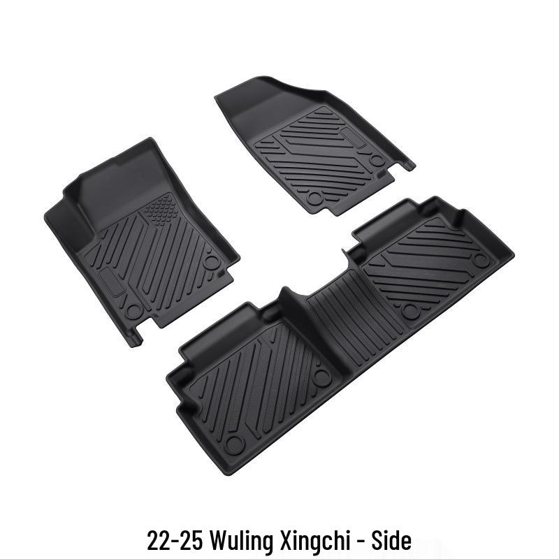 3D Высокобортные Экологичные Коврики из ТПЭ для 22-25 Wuling Hongguang Xinchen, Улучшенные Противоскользящие, Легко Чистятся