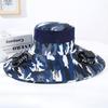 Solar Charging Solar Fan Hat Wide Brim Bucket Hat Portable Summer Cooler Cap  Sun Protection