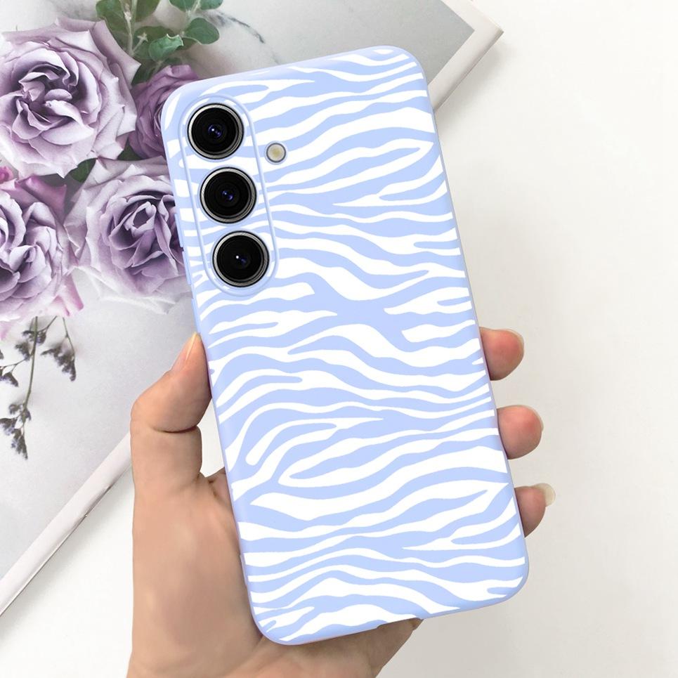 For Samsung S24 Ultra S24 Plus Case For Samsung Galaxy S24 A24+ Phone Cover Cute Cat Moon Night Cow Soft Silicone Case Coque Bag
