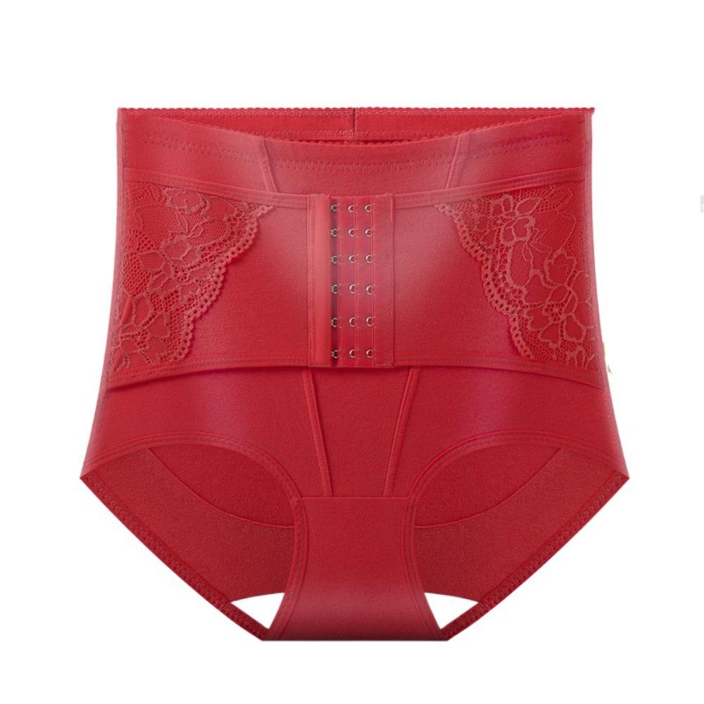 Lace Flower Postpartum Body Shapers Shapewear Slimming Buckle Shapers Butt Lifter Briefs  Female