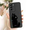 Чехол для Samsung Galaxy S22 Plus 5G Милый Мультяшный Кот Цветок Мягкая Задняя Крышка Для Samsung S22 Plus S22+ 5G SM-S906B Чехлы для Телефона