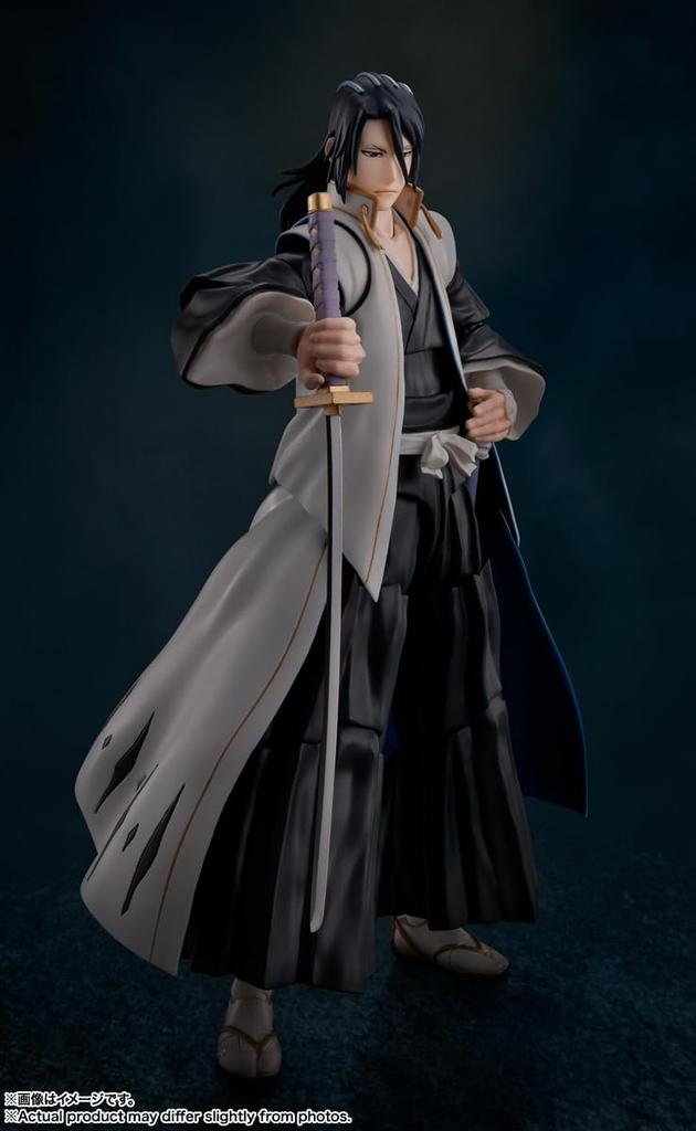 TAMASHII NATIONS TAMASHII NATIONS BLEACH Тысячелетняя кровавая война Бякуя Кучики 155 мм окрашенная подвижная фигурка SHFiguarts приблизительно. АБС и ПВХ