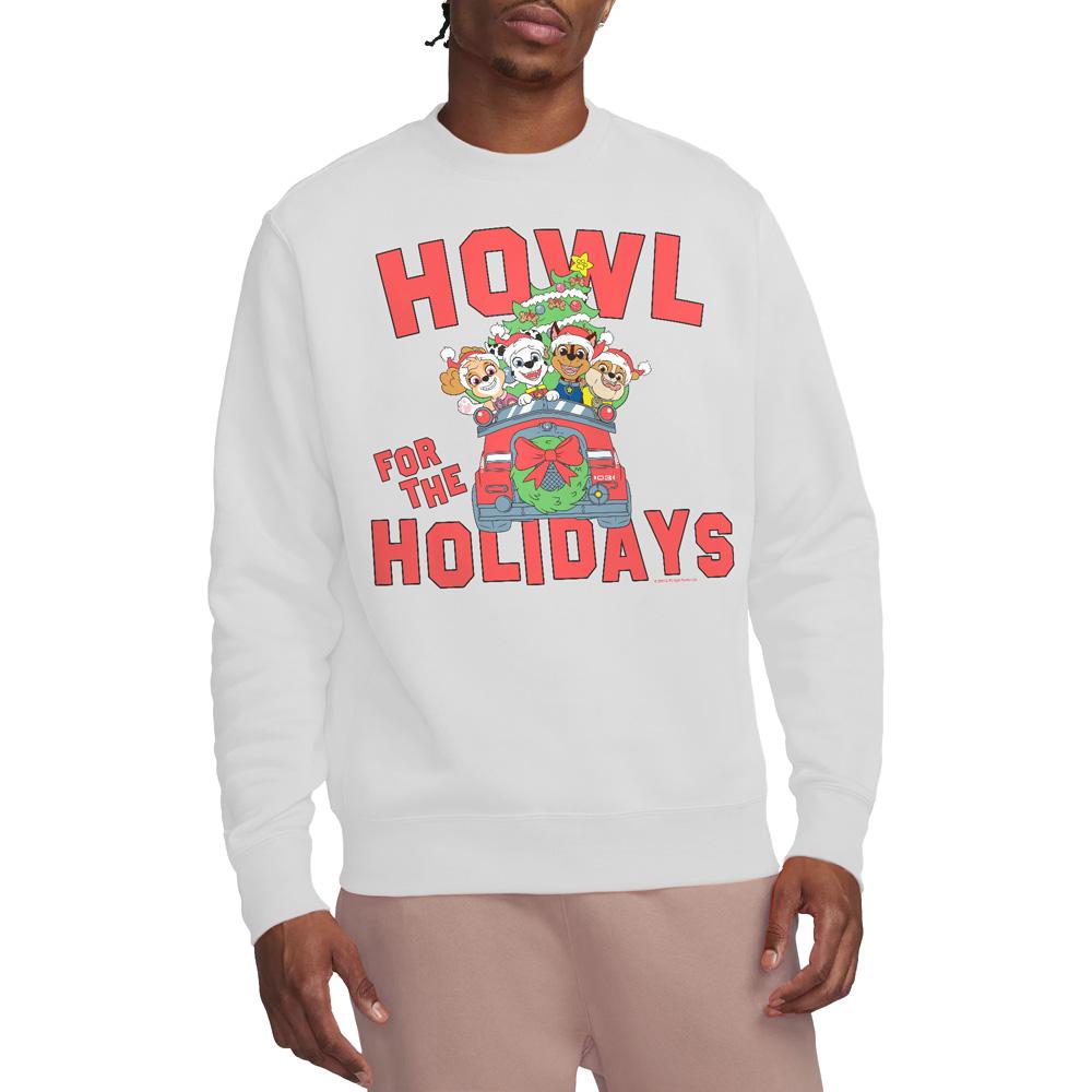 Paw Patrol Unisex Adult Howl For The Christmas Holidays Sweatshirt