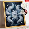 Pearl Art Painting Kit for Adults and Beginners, Mystic NineTailed Fox Sparkling Painting Craft Home Wall Decor Handmade Gift Art Supplies