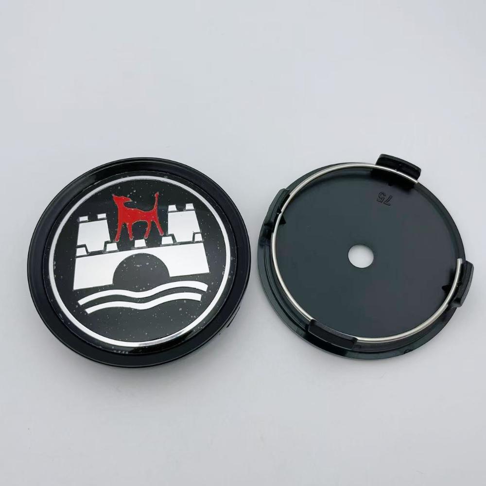 4pcs 75mm Car Wheel Center Caps Wheels With Wolfsburg Edition Logo Emblem Hubcaps Auto Rim Centre Cover Styling Car AccessoriesA2