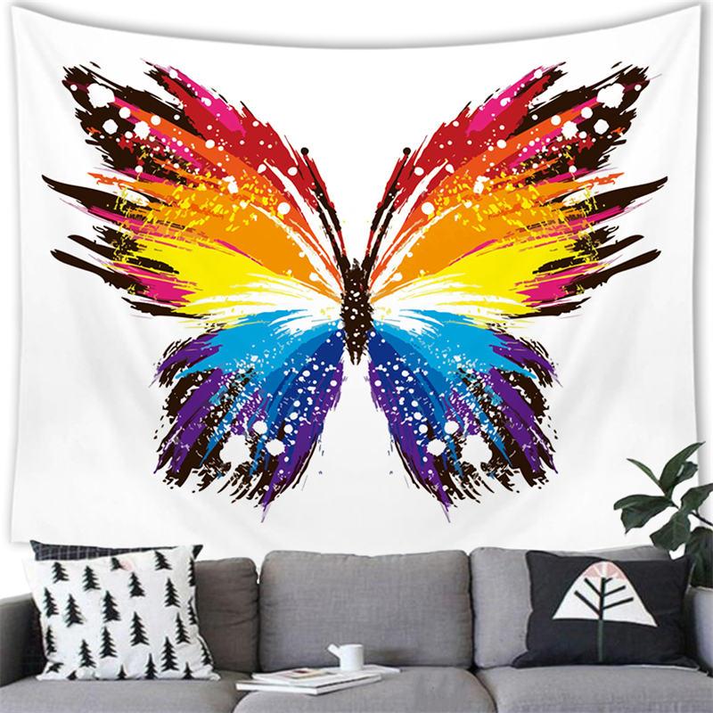 Красивый гобелен с бабочкой, бабочка, такси, настенный домашний декор, фон, гобелен с бабочкой, настенный