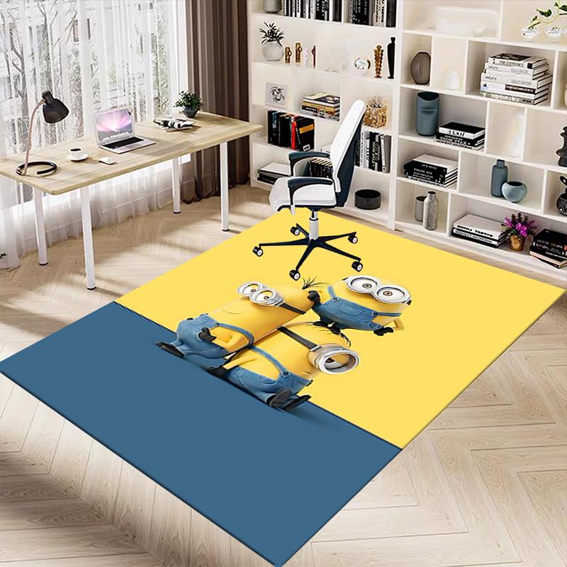 1pc Despicable Minions Adventure Carpet for Playroom Bedroom Living Room Sofa Home Decor,kids Game Area Rug Non-slip Floor Mat Y72822