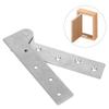 2Pcs Stainless Steel Hinge 180 Degrees Rotation Door Shaft Hinge Furniture Hardware Accessories