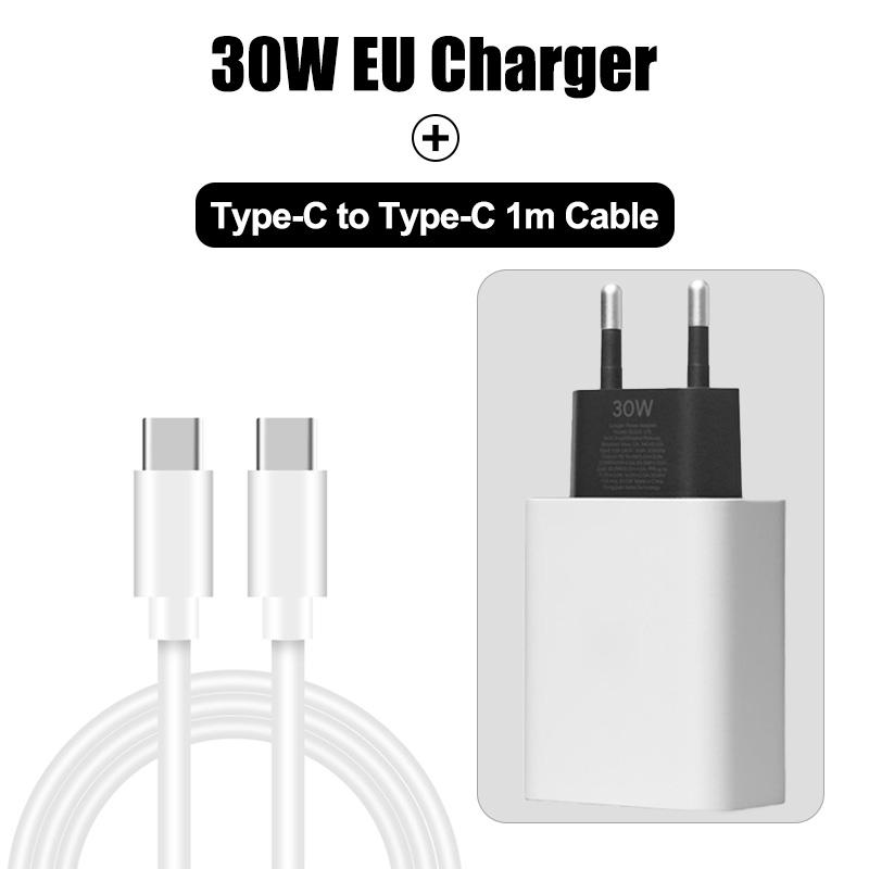 Xiaomi Original 30W PD Type C Charger For Google Pixel 9 8 7 10 Pro XL 7A 9A Fast Charger Phone Adapter Charging Date Cable Accessories