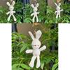 And Cuddly Soft Corn Rabbit Plush Toy Miniature Keychain Ideal For Bag Accessories