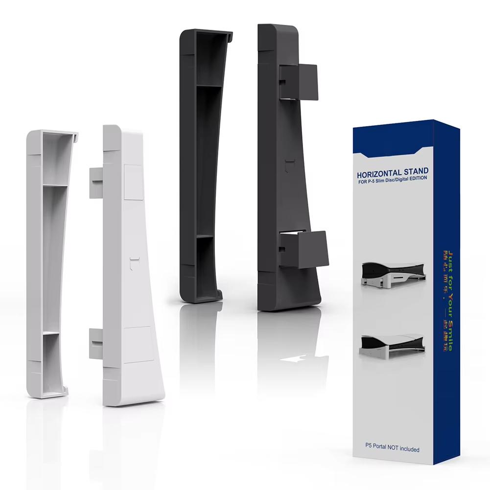 For PS5 Slim Console Horizontal Cooling Stand PS5 SLIM Holder Game Accessoriesfor Playstation 5 Slim Disc & Digital Editions