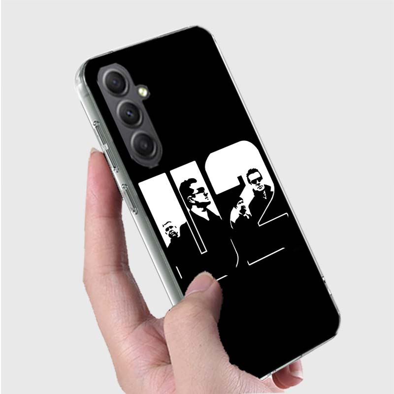Band U2 Phone Case for Samsung A16 A26 A36 A56 A17 A37 A57 A07 A06 A02S A03 A04S A05S Galaxy Note 20 10 A50S A71 A51 A31 A30 A20