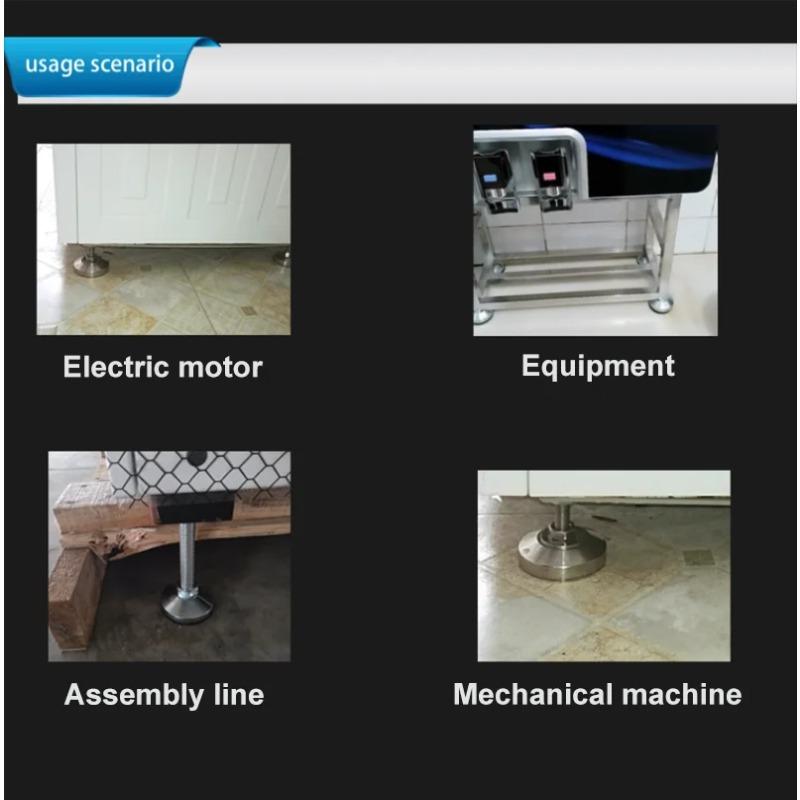 4 шт., нескользящая балансировочная чашка для ног из нержавеющей стали, регулируемая сверхмощная фиксированная ножка для промышленного оборудования, мебели