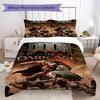 DOOM The Dark Ages Pattern Bedding,Quilt Set Quilt Cover Pillowcase Home Birthday Gift(1 * duvet cover + 2 * pillowcase, without core)_lx