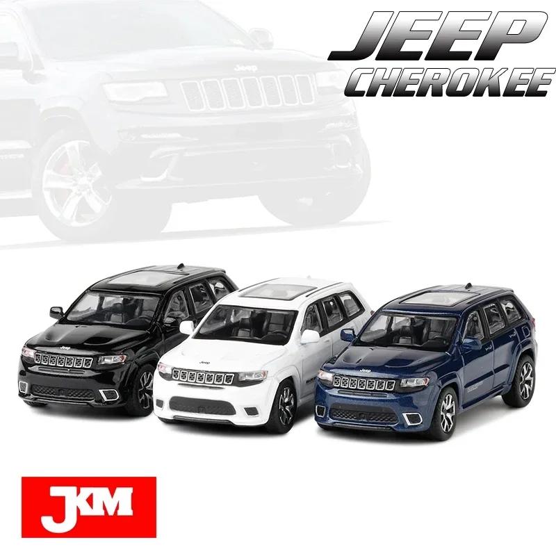 JKM 1/64Jeep Grand Cherokee Trackhawk Magotan PASSAT 2019 Mazda6 Alloy Automobile Die Casting Model Kids Xmas Gift Toys for Boys AKT1