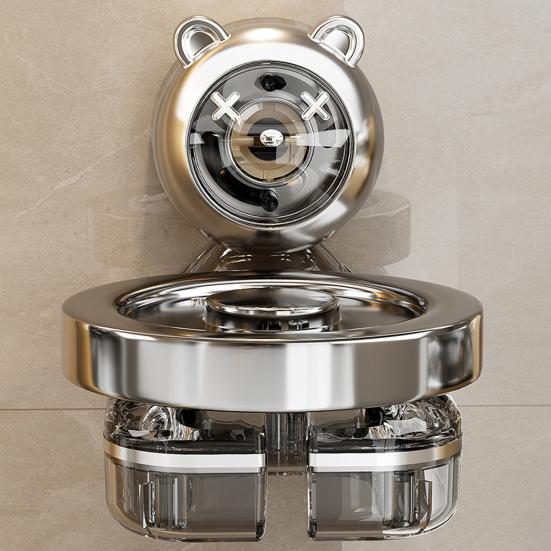 Держатель для фена с прочной присоской, прочная несущая способность, простая установка, органайзер для инструментов для укладки волос, настенное крепление для фена