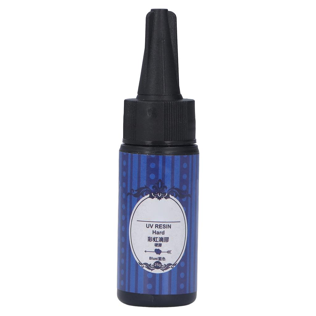25 г УФ-клея, безопасного, нетоксичного, герметичного, быстросохнущего, цветного, УФ-отверждаемого, смоляного, кристаллического клея