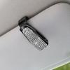 Crystal Sunglasses Clip Portable Sun Visor Mount Car Decoration Car Sunshade Glasses Case  Women