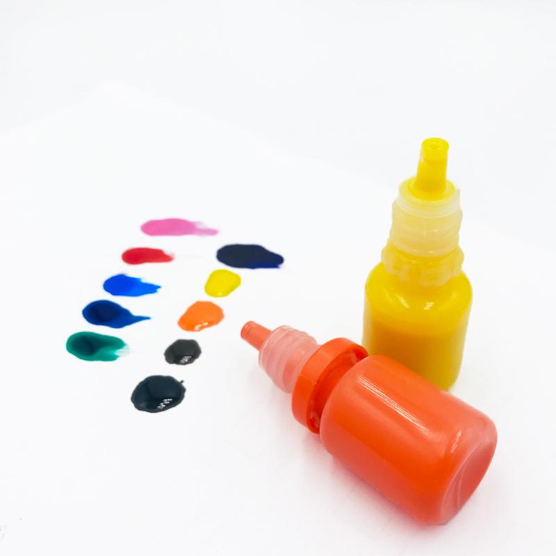 Быстросохнущая светочувствительная штемпельная подушка с чернилами для штампов - Красный, Черный, Синий, Фиолетовый, Зеленый Несмываемые чернила