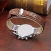 Six-Pin Men Wristwatch Leather Watchband Business Watch Fashion Quartz Watch