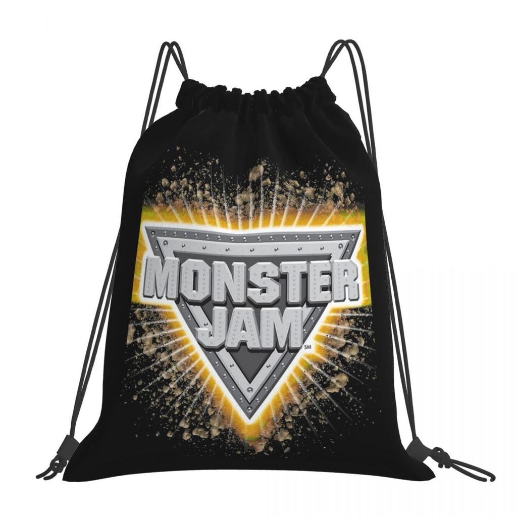 Рюкзаки Monster Jam Повседневные сумки на шнурке Сумка для мелочей Книжные сумки для путешествий Студентов