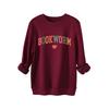 Womens Thick Fleece-Lined Casual Oversized Hoodie Sweatshirt - Solid Color Long Sleeve Round Neck Streetwear Style