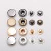 Metal Snap Fasteners 633/831: Copper Male & Female Press Studs for Jackets