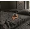 3PCS 100% Washed Linen Sheet Set Natural Flax Bed Sheets 2 Pillowcases Breatherable Soft Farmhouse Bedding Bedsheet Flat Sheet