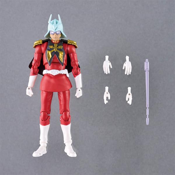 COLLECTION 02 Mobile Suit Gundam Principality of Zeon Char Aznable Action Figure G.M.G.
