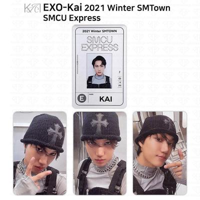 Кай из Exo 2021 Winter SMTOWN SMCU Express Photocard Passcard KPOP K-POP