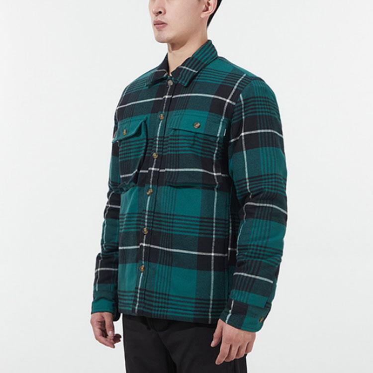 Timberland Клетчатая теплая фланелевая рубашка куртка мужская куртка зеленая A44CC-V40
