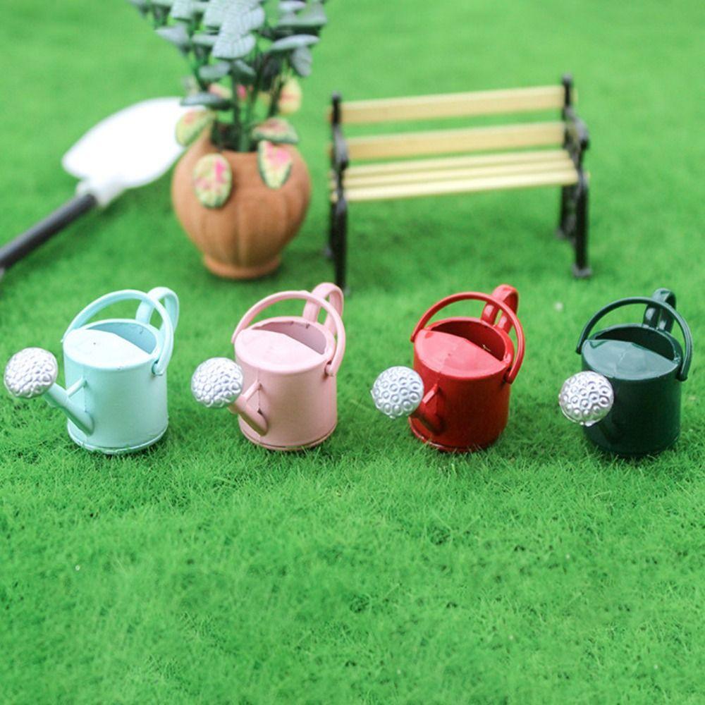 Металлическая Мини-лейка Модель Реалистичная DIY 1/12 Кукольный домик Миниатюрная лейка Симулированная Миниатюрная лейка