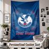 Custom Tapestry Wall Hanging, Crystal Palace Personalized Name Text Home Wall Decor