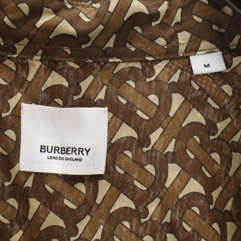 Burberry Общее ручка Рукав длинный Хлопковая рубашка M Коричневый Мужской Б/У