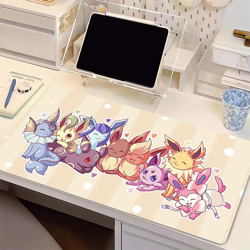 Mouse Pad PPokemon Anime Game Gaming Accessories Varmilo Keyboard Pad PC Computer Rubber Desk Mat Carpet Cartoon style Mousepad