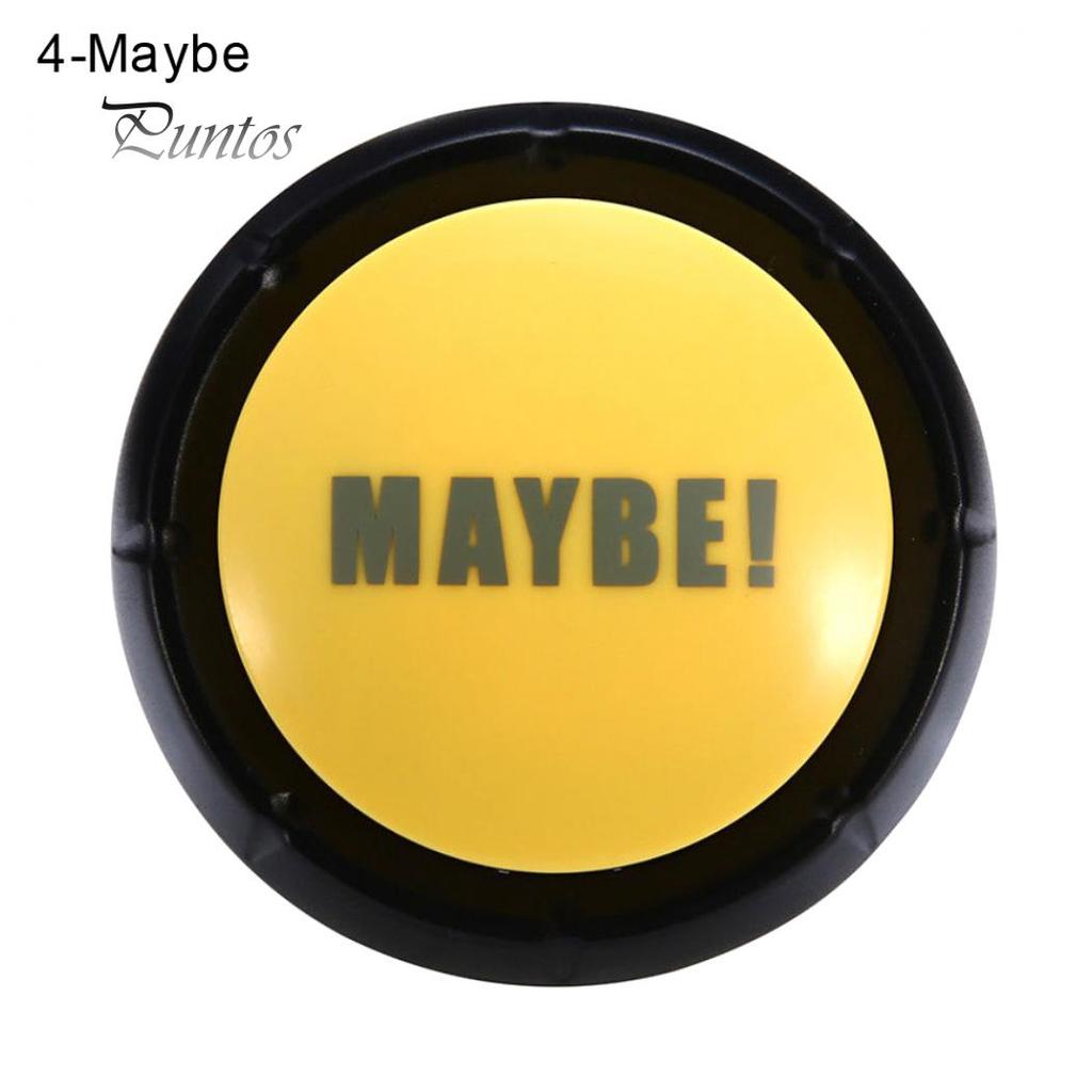 Bullshit Maybe No Sorry Yes Sound Talking Button Home Office Party Funny Gag Toy