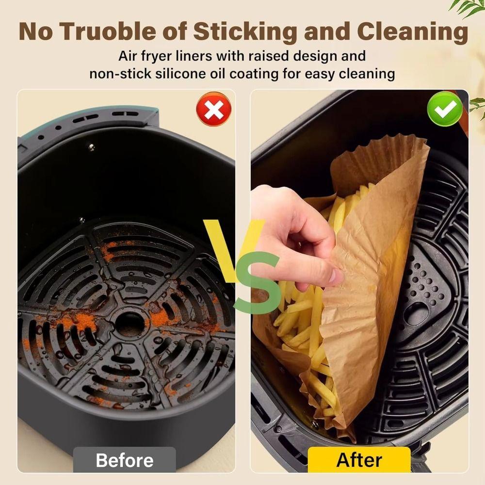 20/50Pcs Oil Proof Baking Paper Non-Stick Baking Liner New Frying Paper for Steamer Muffin Cupcake