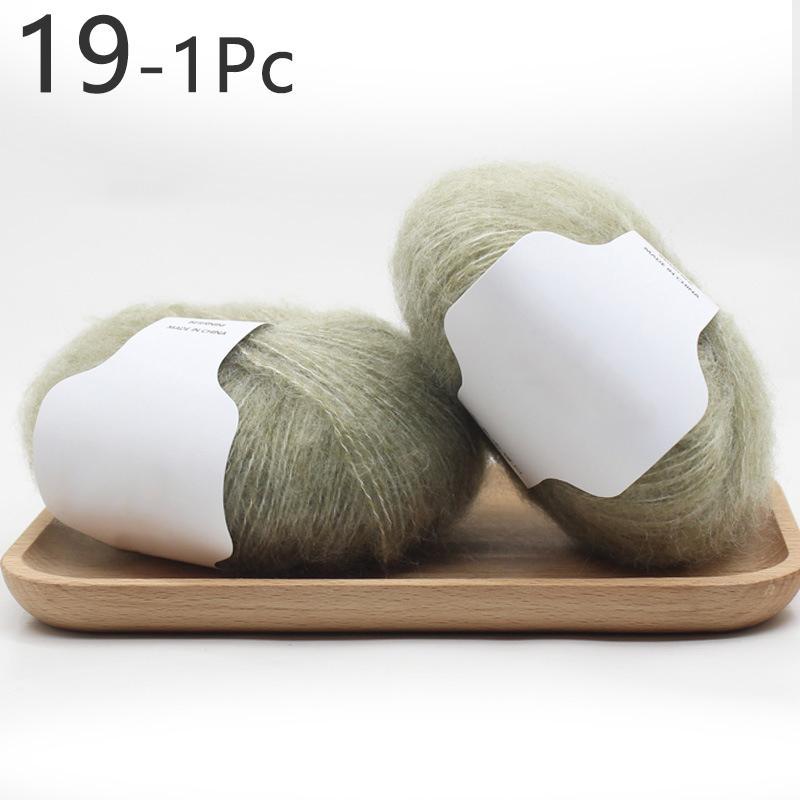 1 шт., 30 г, нить для вязания крючком из мохера для свитера, шарфа, пряжа для вязания, мягкая многоцветная пряжа для рукоделия «сделай сам»