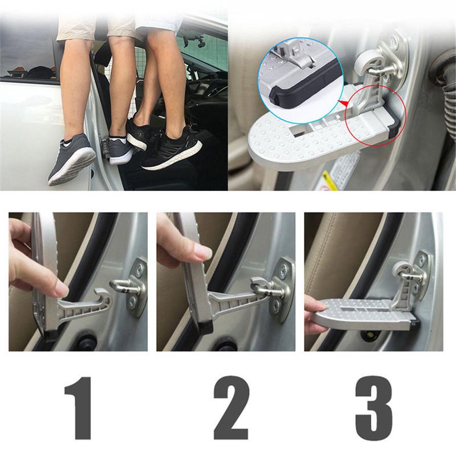 Doorstep Vehicle Access Roof Car Auto Door Step You Latch Easily Rooftop Pedal