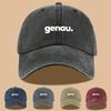 Letter Genau Printed Baseball Cap, Fashionable, Versatile, Breathable and Adjustable Outdoor Hat