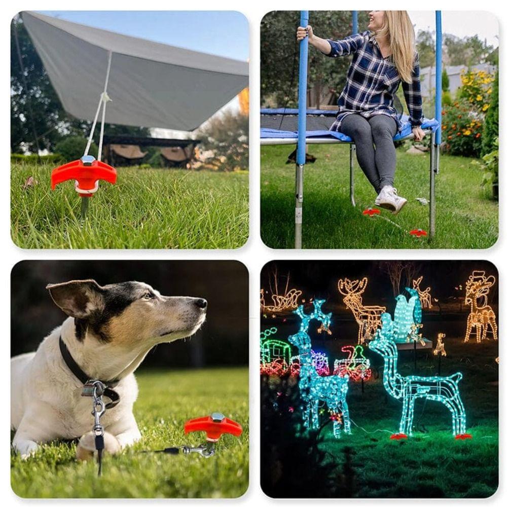 Вкручивающиеся колышки для палатки Сверхпрочные грунтовые гвозди Прочные колышки для палатки Кемпинг