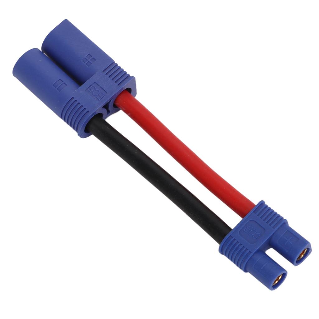 Кабель EC5 - EC3 длиной около 3,5 дюйма, 12AWG, безопасный, мягкий, устойчивый к коррозии, прочный и долговечный