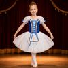 Velvet Ballet Dance Leotard Puff Sleeves Ballet Performance Costume  Grading