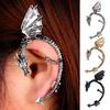 1Pc Dragon Shaped Ear Cuff Exaggerated Hip Hop Gothic Punk Non-Piercing Clip Wrap Cartilage Earring Fashion Accessory