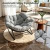 Balcony Armchair, Egg-Shaped Single Chair, Semicircle Rocking Chair, Living Room Chair (only with living room chair)